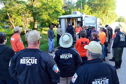 AM Briefing - Search One Rescue Team - K9 Search and Rescue - Dallas Fort Worth Search and Rescue